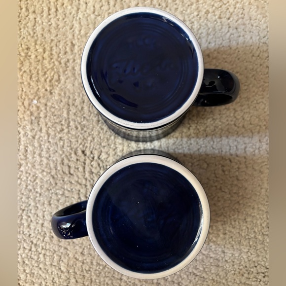 NWOT Fiestaware Cobalt Blue Coffee Mugs - Picture 4 of 4